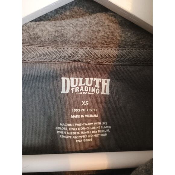 Duluth Trading Co Sweater Womens XS Gray Frost Lake Oversized Cozy Pullover - Picture 3 of 5